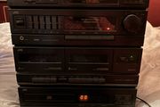 Vintage Hi-Fi 1990s JVC CA-E21L Stereo Sound System With Compact Disc Player, Double Cassette Deck And FM Radio