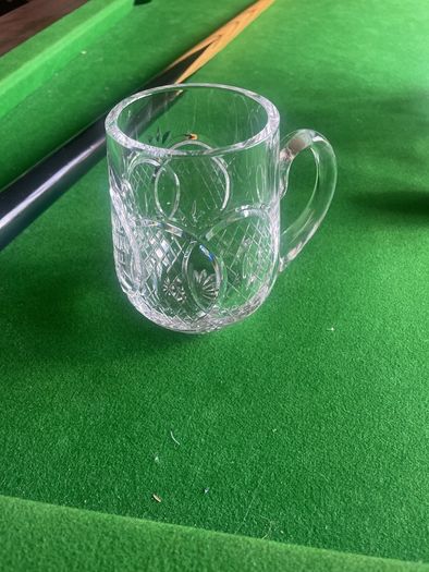 6 Crystal Jug Glasses