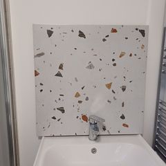 Satin Matt Terrazzo Tiles - 66x66cm