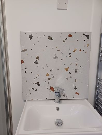 Satin Matt Terrazzo Tiles - 66x66cm
