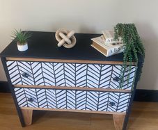 vintage chest of drawers
