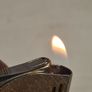 Vintage Cosmic R Electronic Lighter Made In Japan Gold Coloured Image 7