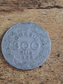Brazil 1938, 300 Reis Coin - free standard postage
