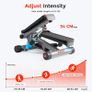 Mini Steppers for Exercise at Home, Stair Step Workout Machine, Full Body Cardio Equipment, with Optional Twist Motion, Resistance Band and Free SunnyFit App Connection Image 3