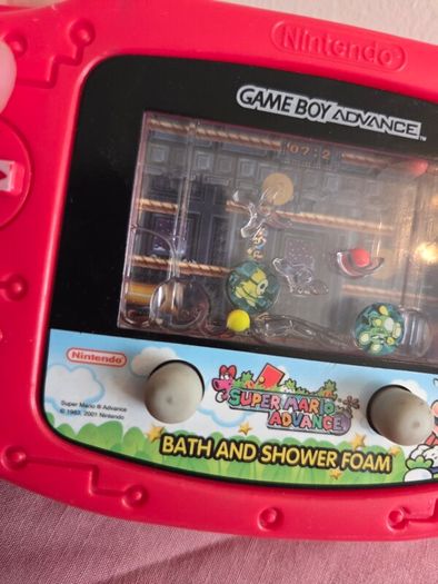 GameBoy Advance Super Mario Advance Bath and Shower Foam