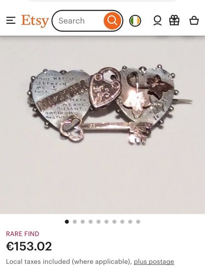 Victorian Silver Brooch