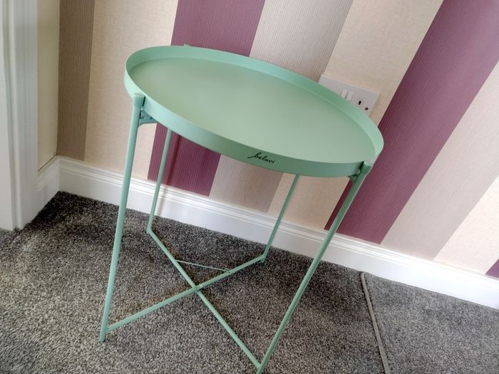 Mint Green Side Table/ Plant Stand