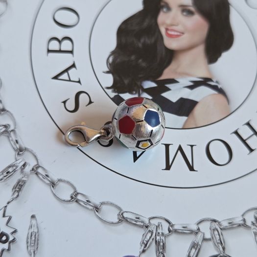 Thomas Sabo sterling silver World Cup Ball charm