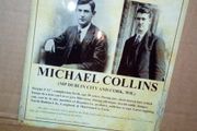 Michael Collins reward poster tin metal sign ( POST COST INCLUDED )