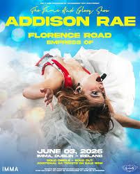 Addison Rae GOLD CIRCLE tickets - Kilmainham Dublin Concert 03/06/2026