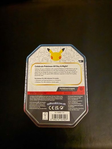 30th Anniversary Celebration Ex Tin