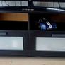 TV table or table with shelves inside Image 2