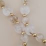 Vintage Himalayan Quartz with Rosary Big Quartz Pendant Beaded Necklace Image 3