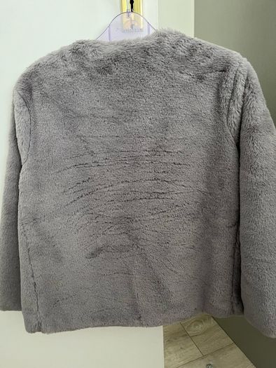Faux fur bomber