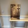 Canvas print of snowy street Image 2
