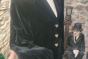 Betty Barclay vintage black velvet blazer