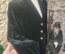 Betty Barclay vintage black velvet blazer