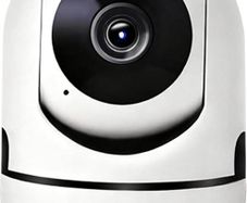 Smart WiFi Security Camera 360Pan/Tilt, Baby & Pet Monitor with Night Vision, Motion Detection, Two-Way Audio, Cloud Storage, Mobile Alerts, Remote Viewing Indoor