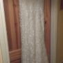 Allure bridal wedding dress ivory lace and silk fabulous detailing Image 4
