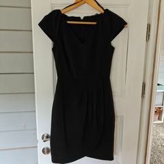 Beautiful black dress cap sleeves