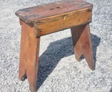 Wooden Footstool Small KAS1308