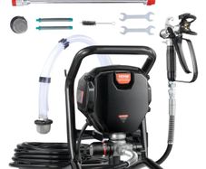 Airless Paint Sprayer, 750W 3000PSI High Efficiency Electric Airless Sprayer, Fine And Even Painting Effect, Handheld Paint Sprayers for Home Interior and Exterior Furniture and Fences