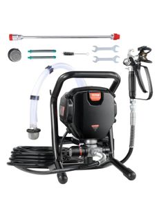 Airless Paint Sprayer, 750W 3000PSI High Efficiency Electric Airless Sprayer, Fine And Even Painting Effect, Handheld Paint Sprayers for Home Interior and Exterior Furniture and Fences