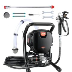 Airless Paint Sprayer, 750W 3000PSI High Efficiency Electric Airless Sprayer, Fine And Even Painting Effect, Handheld Paint Sprayers for Home Interior and Exterior Furniture and Fences