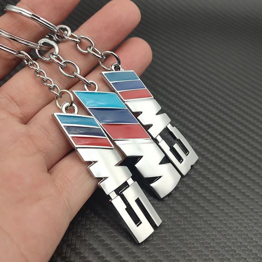 Car Van Key Ring Chain Auto Styling Metal Emblem Logo Keyring Car Brand Keychain For BMW M M3 M5 Mercedes AMG Toyota TRD 4x4 Rline VW Merc Accessories