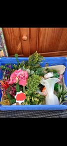 Large box of artifical foliage