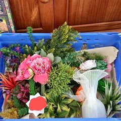 Large box of artifical foliage