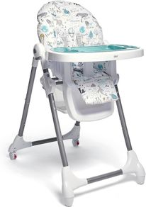 Adjustable Highchair, Reclines, Foldable with Removable Tray, Happy Planet