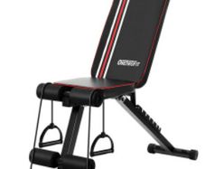 Adjustable Weight Bench Foldable Workout Bench with Incline Decline Flat Weight Lifting Sit Up Ab Bench for Exercise