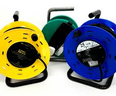 Extension Lead Cable Reel 25m 240V 13A, 2-4 Sockets, Heavy Duty Power Cord