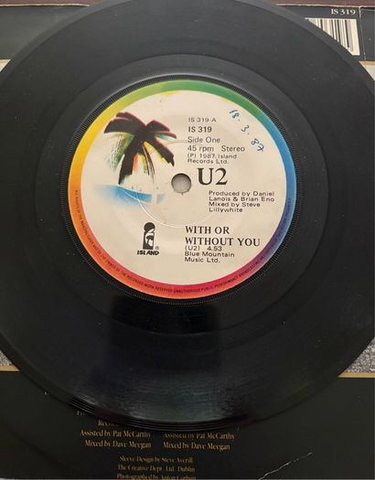 U2 With Or Without You Original UK 1987 7 inchVinyl Single