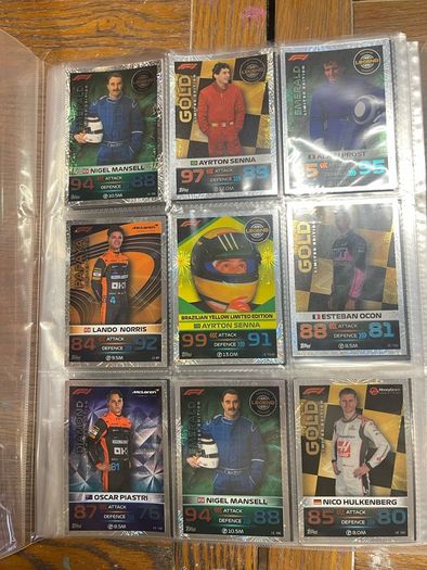 F1 cards