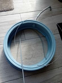 Washing machine door and seal