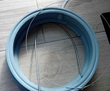 Washing machine door and seal