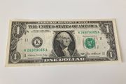 One Dollar 1985 uncirculated