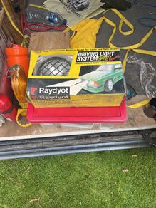 Never used in original box spot lamps. Raydyot
