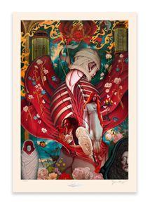 James Jean Frankenstein Signed and Embossed Movie Poster Guillermo Del Toro Art Print #/1337