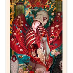 James Jean Frankenstein Signed and Embossed Movie Poster Guillermo Del Toro Art Print #/1337