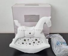 Belleek Living rocking horse nursery lamp