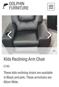KIds Reclining Arm Chair
