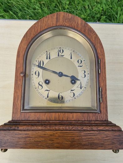 Antique German Junghans mantel (or shelf) clock
