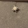silver star earrings Image 4