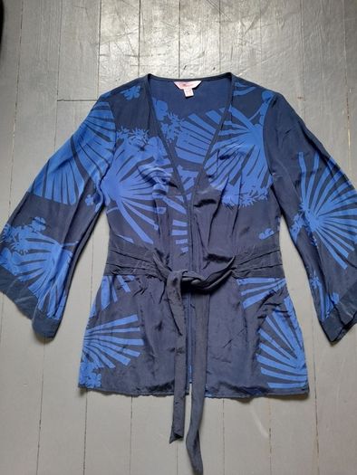 Monsoon silk kimono top 8