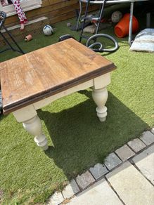 solid wood table