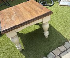 solid wood table
