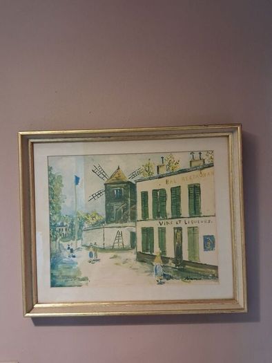 Rue A Sannais by Utrillo